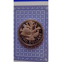 Барбадос 2 доллара 1974