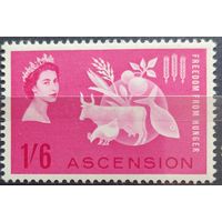 Британские колонии. Остров Вознесения, 1963 г. MH