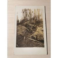 Почтовая карточка, фотография с военнослужащими на позициях до 1917 года, размер 14*9 см.