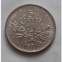 5 франков 1971 г. Франция