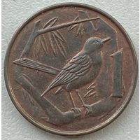 Каймановы острова 1 цент 2002 г.
