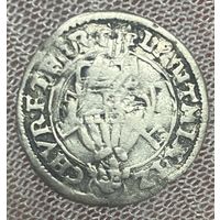 Монета 4 пфеннига 1957-1966 год. Карл Каспар фон дер Ляйен.