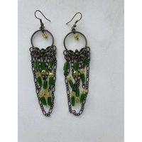 Бижутерия, серьги, винтаж.