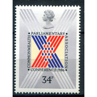 Великобритания - 1986г. - конференция парламентариев Содружества - 1 марка - полная серия, MNH [Mi 1083]. #3-GB-Z-1-16