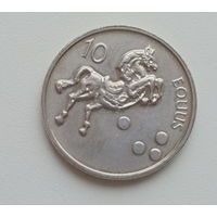 Словения 10 толар 2002 год лошадь состояние