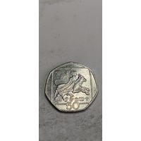 Кипр  50 цент 1991