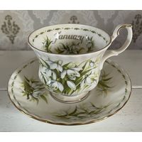 ЯНВАРЬ чайная пара  Royal Albert