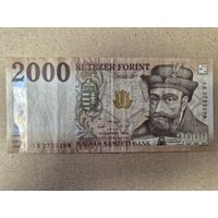 Венгрия. 2000 форинтов образца 2016 года