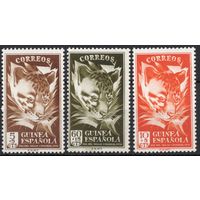 Испанская Гвинея 1951. Фауна. 3 марки 271-73