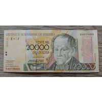 Werty71 Венесуэла 20000 боливаров 2002 банкнота
