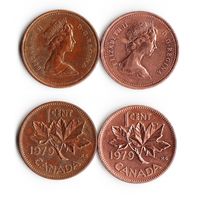 1 цент Канада 1979 года