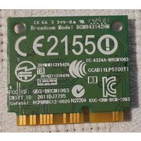 Wi-Fi модуль Broadcom Model BCM 943142 HM с разборки.