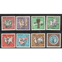 Йемен-1966 (Мих.504-511) , ** , Спорт, Футбол,ЧМ-1966 (полная серия)