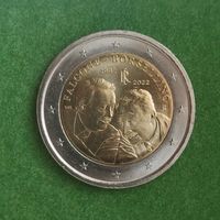 Италия 2 евро 2022 "30 лет со дня смерти судей Джованни Фальконе и Паоло Борселлино". UNC из ролла.