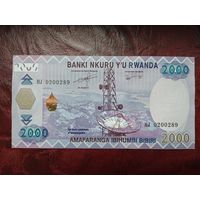 2000 франков Руанда 2014 г.