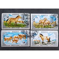 Марки Монголия 1986 год Лошади