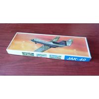 Сборная модель: Як-40 ; VEB Plasticart (ГДР) 1/100