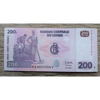 Werty71 Конго 200 франков 2022 UNC банкнота