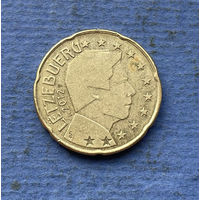 Люксембугр 20 евроцентов 2012