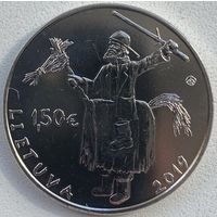 Литва 1,5 евро 2019 г. Традиционные Литовские праздники. Марди Гра