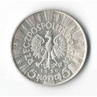 5 злотых Пилсудский 1936