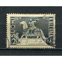 Финляндия - 1935 - 100-летие национального эпоса Калевала 2 1/2М - [Mi.193] - 1 марка. Гашеная.  (Лот 85Gu)-T4P5