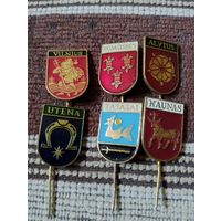 Гербы городов. Литва (2).