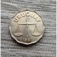 Werty71 Уругвай 50 сентесимо 1981 Весы