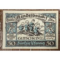 Нотгельд , 50 пфеннигов 1920 год. КИНДЕЛЬБРЮК. Веймарская республика