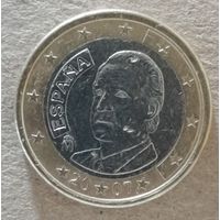 Испания 1 евро 2007 год, KM# 1073