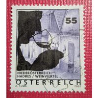 Лот 195 Австрия (2005) Австрия страна для отдыха. Надпись с новым дизайном - бокал для вина AT2511