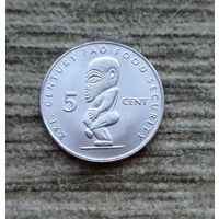 Werty71 Острова Кука 5 центов 2000 ФАО FAO Божество Тангароа