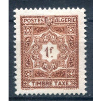 Французские колонии - Алжир - 1947/55г. - служебные марки, 1 Fr - 1 марка - MH [Mi 37]. #1-Fr-61-KB-1