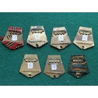 Колодки к медалям  (медалей никаких нет) вид 3 ....остались 2.6.3 и без номера