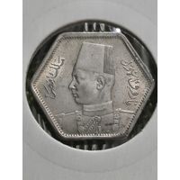Египет 2 пиастра 1944 г ( серебро )