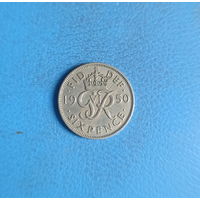 Великобритания 6 пенсов 1950 год король Георг VI