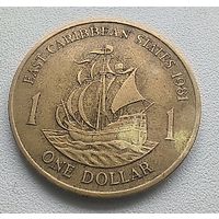 Восточные Карибы 1 Доллар, 1981 5-3-3