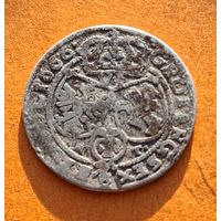 6 грош 1666 год