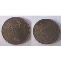 Канада, 25 центов 2022 (Памяти Елизаветы II)