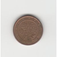 1 евроцент Германия (ФРГ) 2007 D Лот 8006