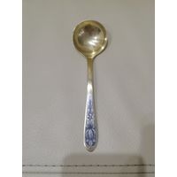 Ложка для мёда серебро 875 пробы СССР. Северная Чернь. Вес 39гр