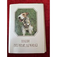Наши верные друзья. 1987 год. 20 открыток