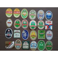 Пивные этикетки из Китая, все разные, цена за 1 шт., дешевле, чем в Китае, см. описание лота, ю-928-18 (3428 а)