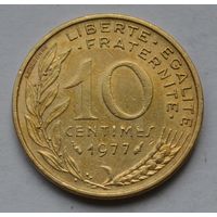 Франция, 10 сантимов 1977 г.