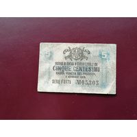 Италия  5 чентезими 1918