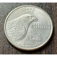 США , 2007    D   Квотер штата Айдахо    ( 1-6-1 )
