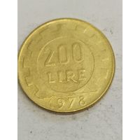 Италия 200 лир 1978
