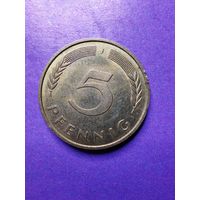 Германия ФРГ 5 пфеннигов 1991 J