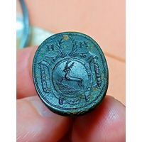 Печать дворянская,род Брохвич,именная,торги 3 дня!