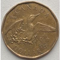 Канада 1 доллар 2008 г. Олимпиада в Пекине